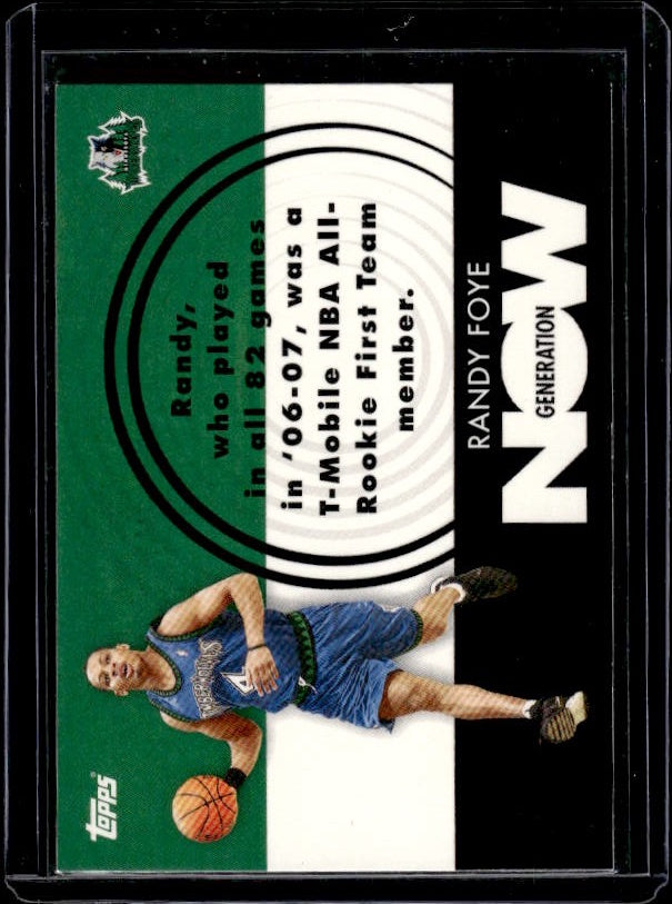 2007-08 Topps #GN28 Randy Foye Generation Now