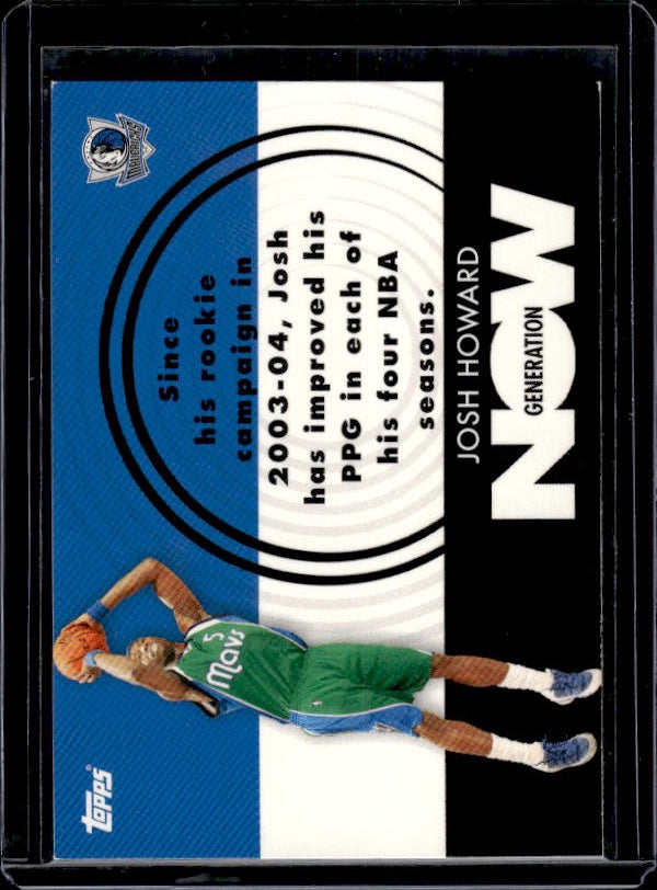 2007-08 Topps #GN5 Josh Howard Generation Now