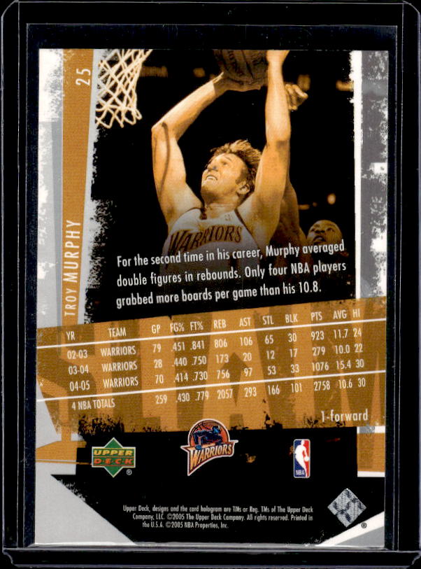 2005-06 Upper Deck Slam #25 Troy Murphy