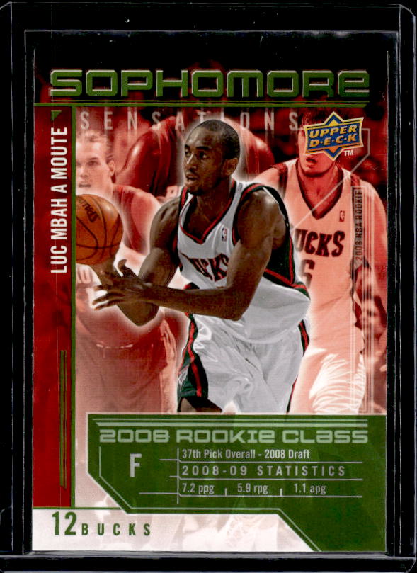 2009-10 Upper Deck #SS-LM Luc Richard Mbah A Moute Sophomore Sensations
