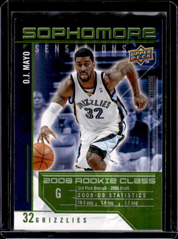 2009-10 Upper Deck #SS-OM O.J. Mayo Sophomore Sensations