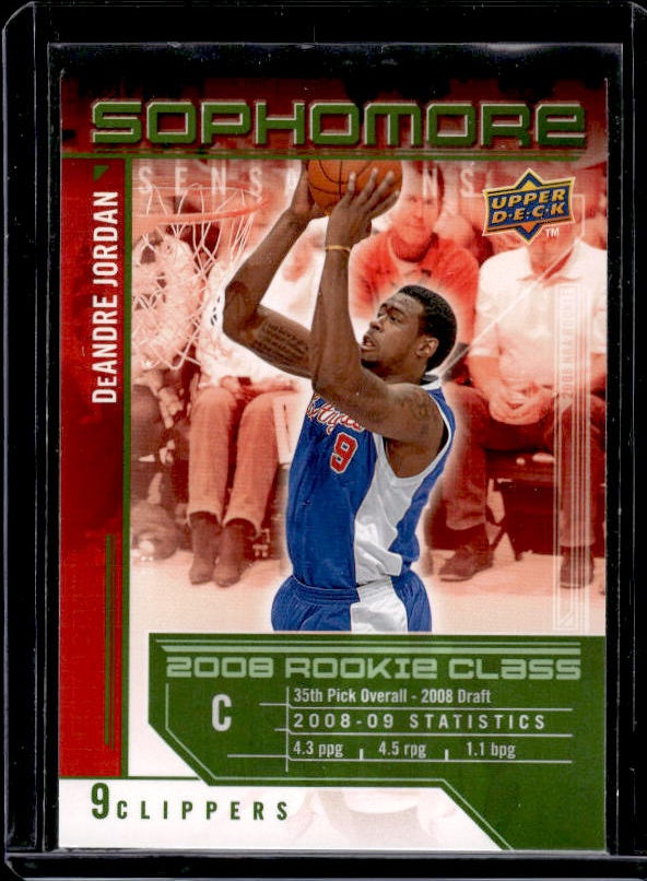 2009-10 Upper Deck #SS-JO DeAndre Jordan Sophomore Sensations