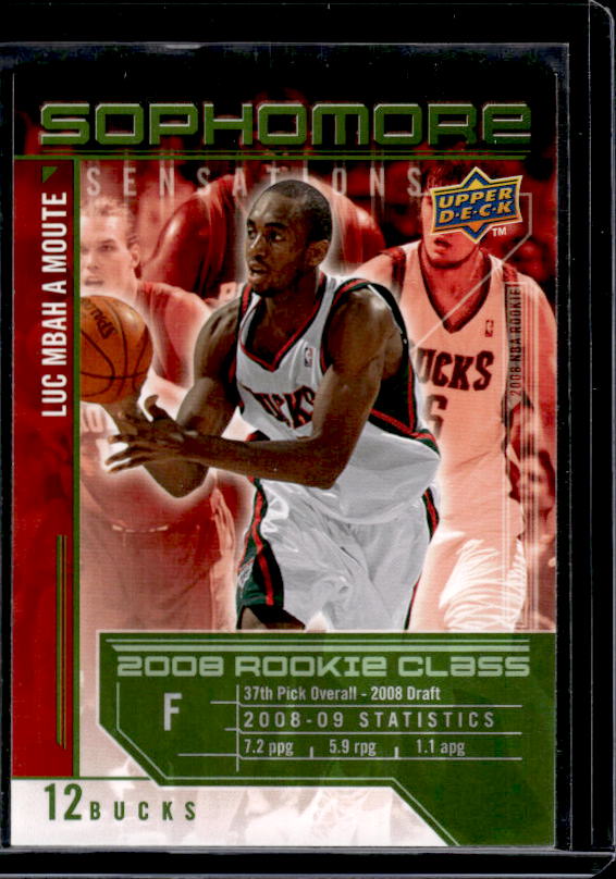 2009-10 Upper Deck #SS-LM Luc Richard Mbah A Moute Sophomore Sensations
