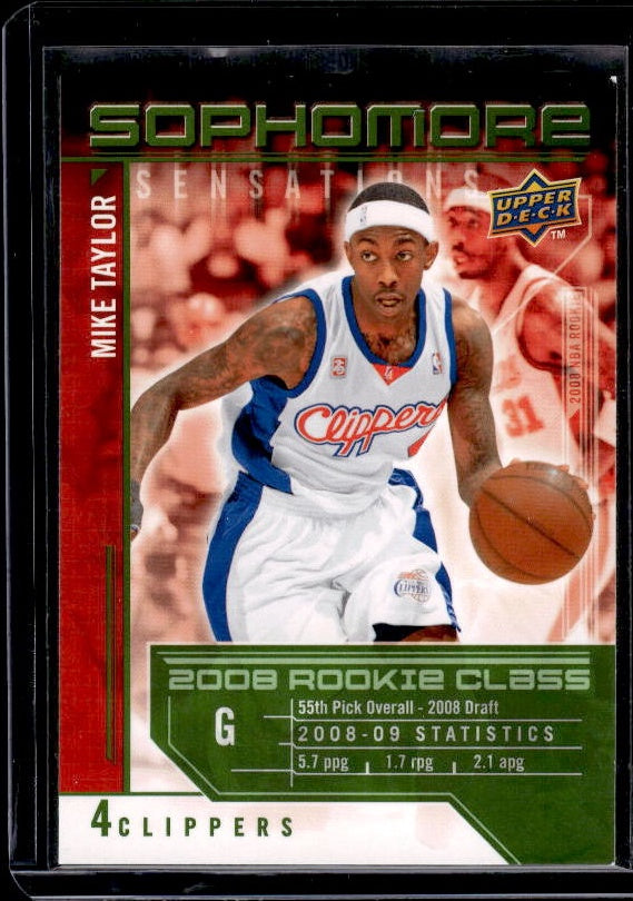 2009-10 Upper Deck #SS-MT Mike Taylor Sophomore Sensations