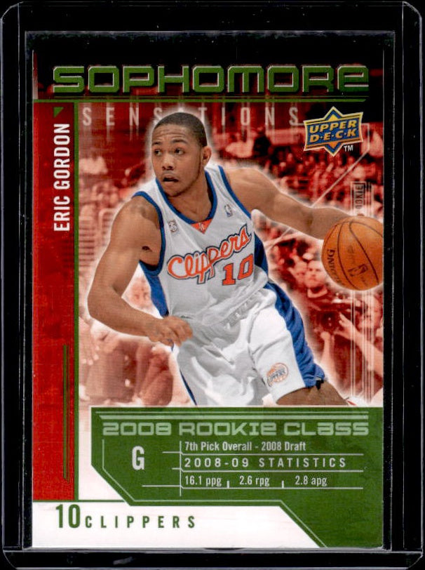 2009-10 Upper Deck #SS-EG Eric Gordon Sophomore Sensations