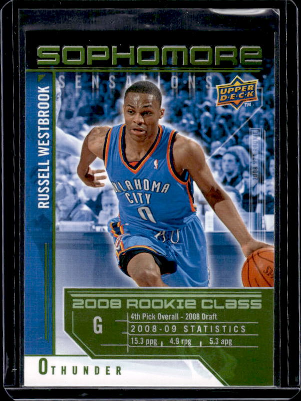 2009-10 Upper Deck #SS-RW Russell Westbrook Sophomore Sensations