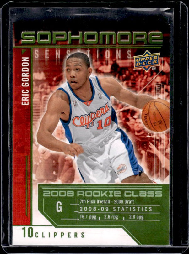2009-10 Upper Deck #SS-EG Eric Gordon Sophomore Sensations