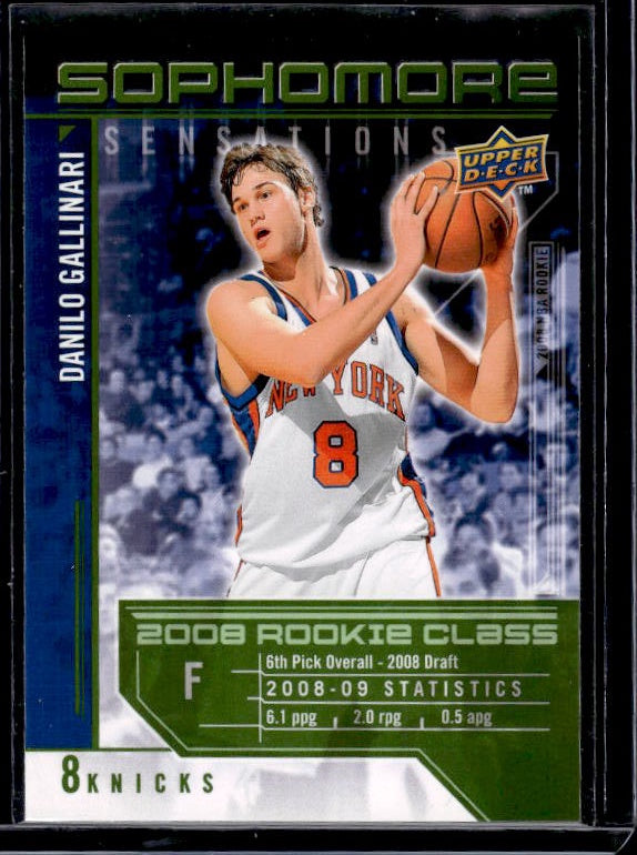 2009-10 Upper Deck #SS-DG Danilo Gallinari Sophomore Sensations
