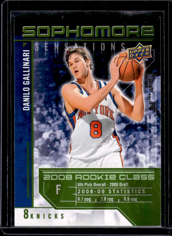 2009-10 Upper Deck #SS-DG Danilo Gallinari Sophomore Sensations