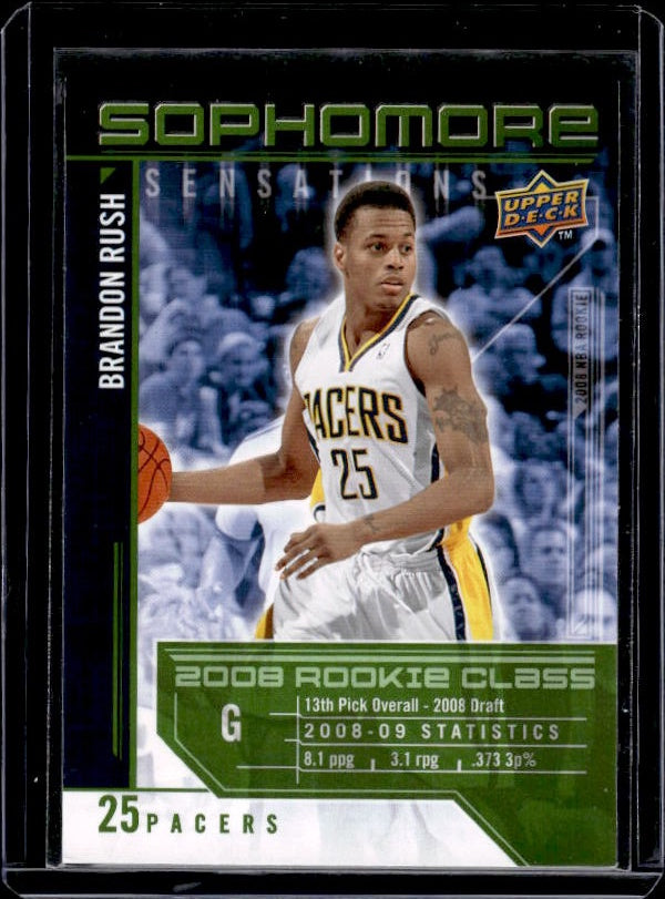 2009-10 Upper Deck #SS-BR Brandon Rush Sophomore Sensations