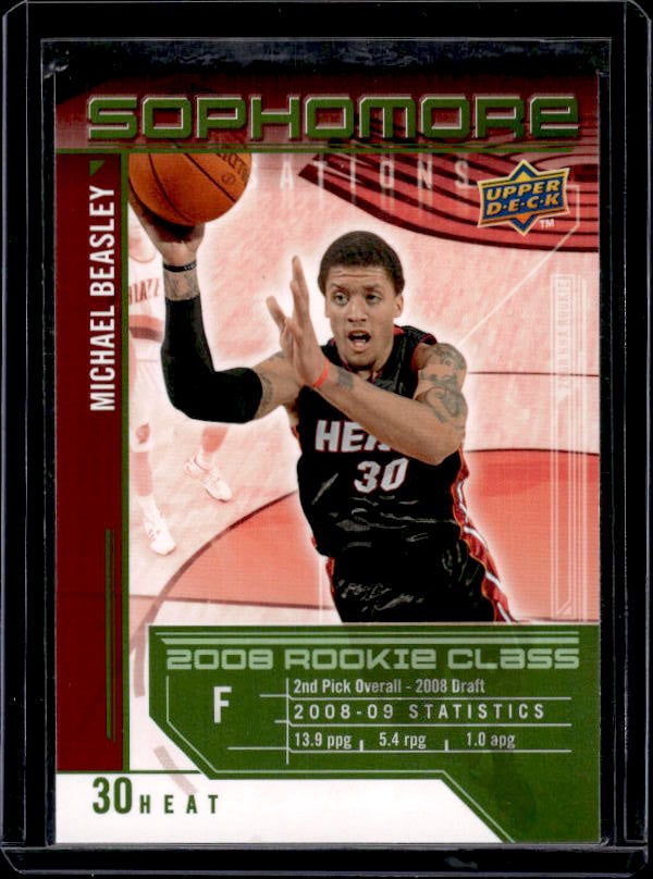 2009-10 Upper Deck #SS-MB Michael Beasley Sophomore Sensations