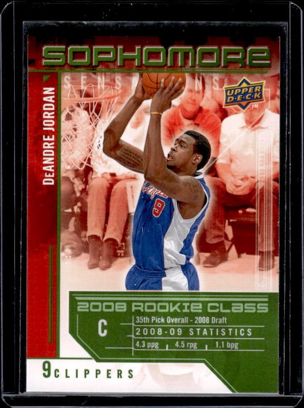 2009-10 Upper Deck #SS-JO DeAndre Jordan Sophomore Sensations