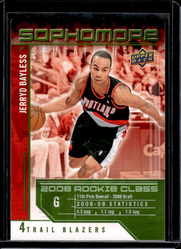 2009-10 Upper Deck #SS-JB Jerryd Bayless Sophomore Sensations