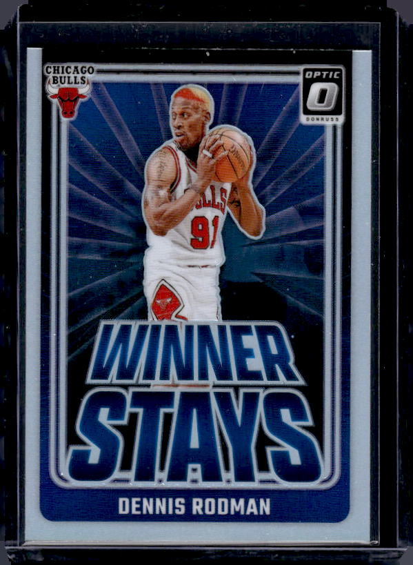 2024-25 Donruss Optic #16 Dennis Rodman Winner Stays Holo