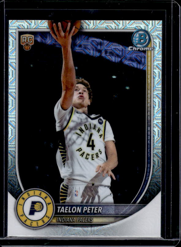 2025-26 Bowman #BCV-50 Taelon Peter Chrome Mojo Refractors