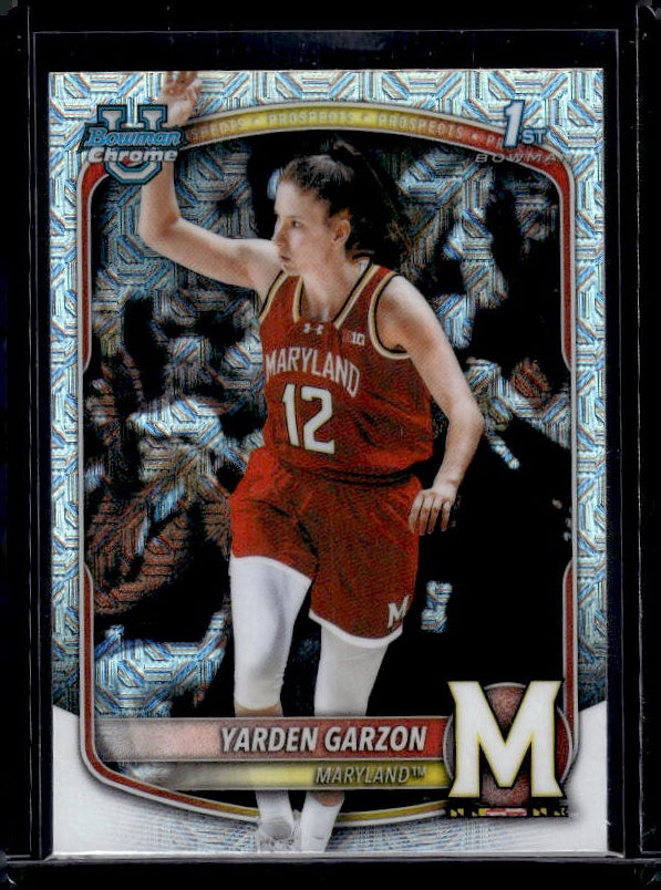 2025-26 Bowman #BCP-68 Yarden Garzon Chrome Prospects Mojo Refractor