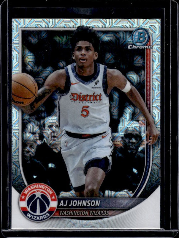 2025-26 Bowman #BCV-178 AJ Johnson Chrome Mojo Refractors