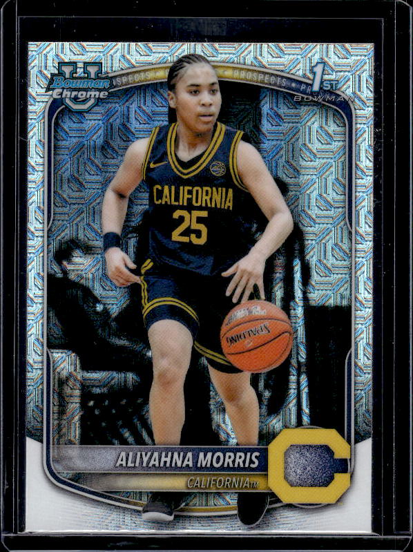 2025-26 Bowman #BCP-76 Aliyahna Morris Chrome Prospects Mojo Refractor