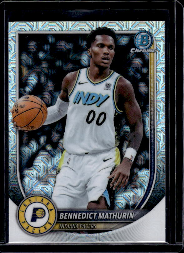 2025-26 Bowman #BCV-78 Bennedict Mathurin Chrome Mojo Refractors