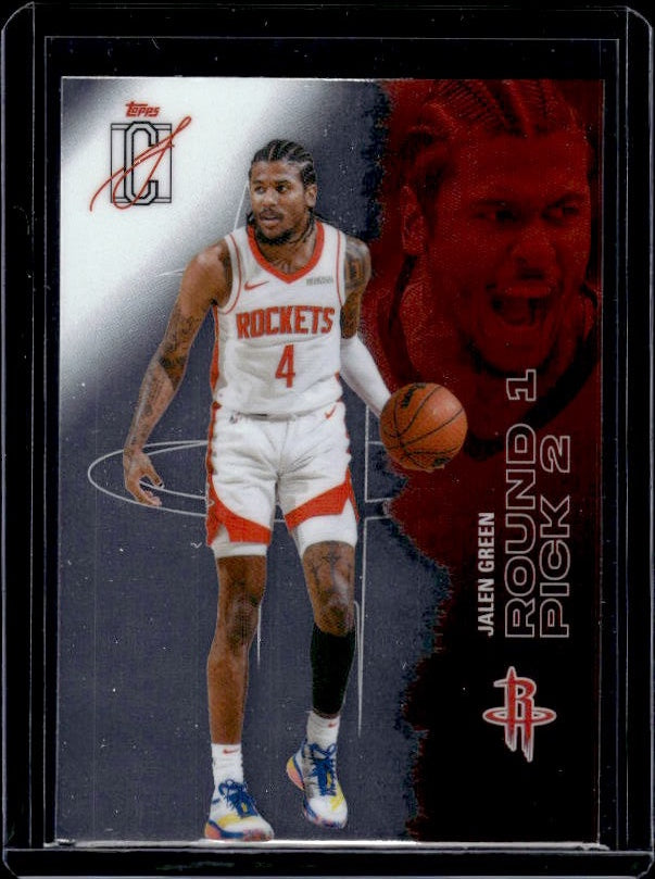 2025-26 Topps Signature Class #67 Jalen Green Chrome