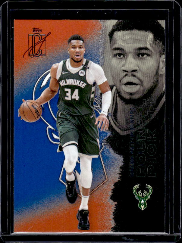 2025-26 Topps Signature Class #56 Giannis Antetokounmpo Blue & Orange
