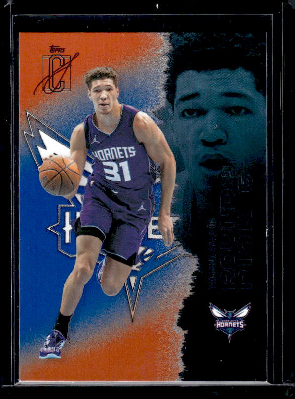2025-26 Topps Signature Class #79 Tidjane Salaün Blue & Orange