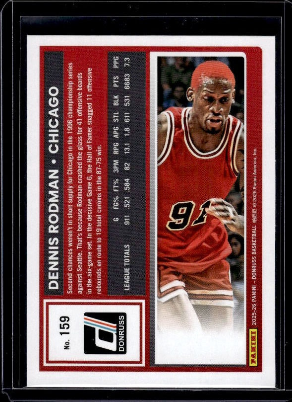2025-26 Donruss #159 Dennis Rodman