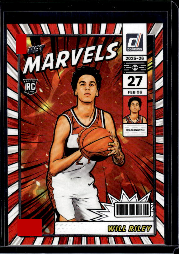 2025-26 Donruss #6 Will Riley Net Marvels