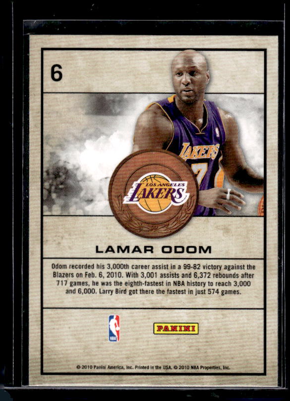 2009-10 Panini Absolute Memorabilia #6 Lamar Odom Heroes