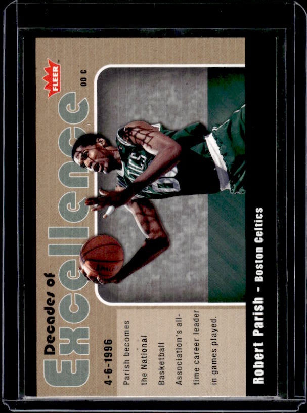 2007-08 Fleer #8 Robert Parish Decades of Excellence