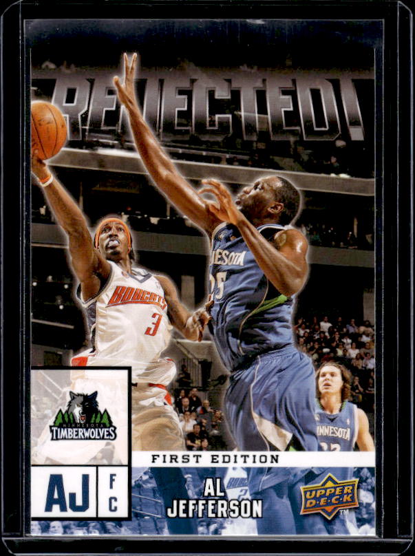2009-10 Upper Deck First Edition #R-14 Al Jefferson Rejected!