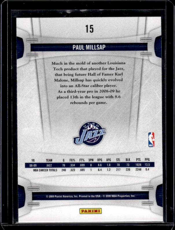 2009-10 Panini #15 Paul Millsap Future Stars