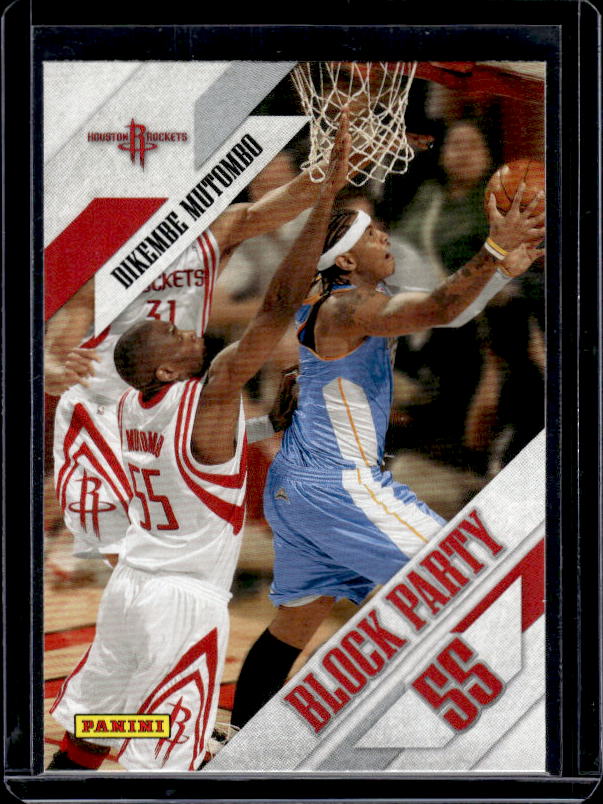 2009-10 Panini #10 Dikembe Mutombo Block Party