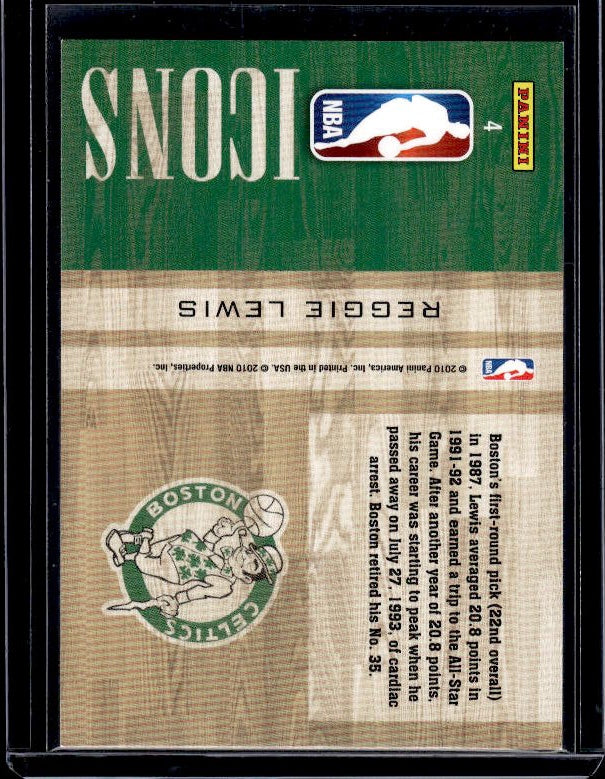 2009-10 Panini Absolute Memorabilia #4 Reggie Lewis Retail NBA Icons