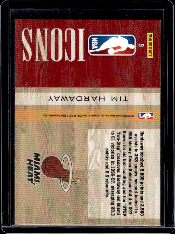 2009-10 Panini Absolute Memorabilia #9 Tim Hardaway Retail NBA Icons