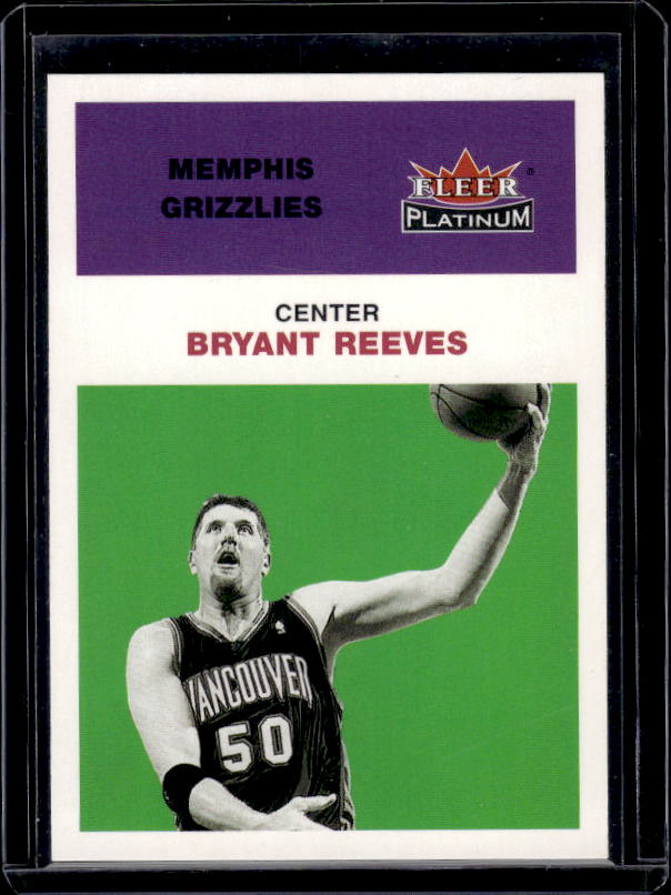 2001-02 Fleer Platinum #93 Bryant Reeves