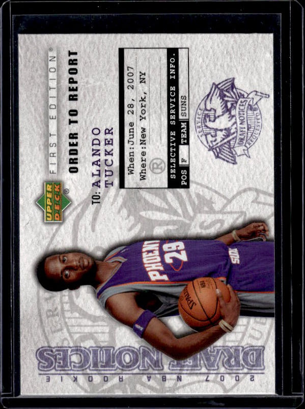 2007-08 Upper Deck First Edition #DN6 Alando Tucker Draft Notices