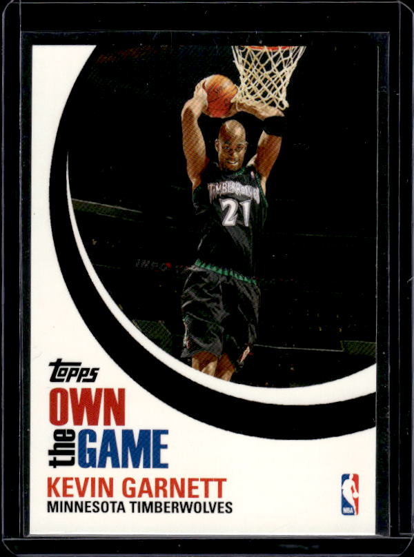 2007-08 Topps #OTG4 Kevin Garnett Own the Game