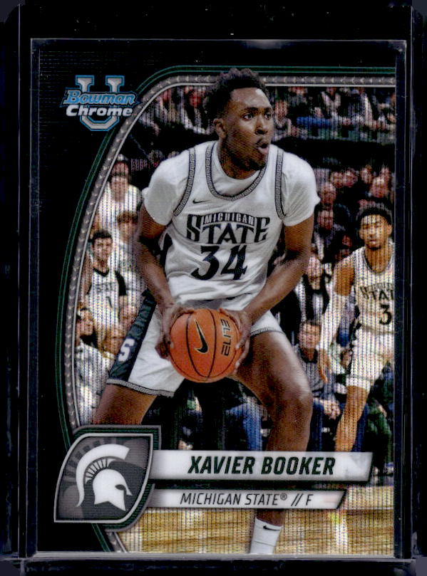 2024-25 Bowman University Chrome #ALT-9 Xavier Booker Black Wave Refractor