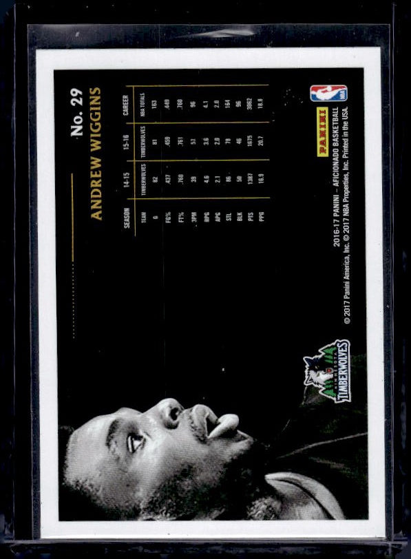 2016-17 Panini Aficionado #29 Andrew Wiggins