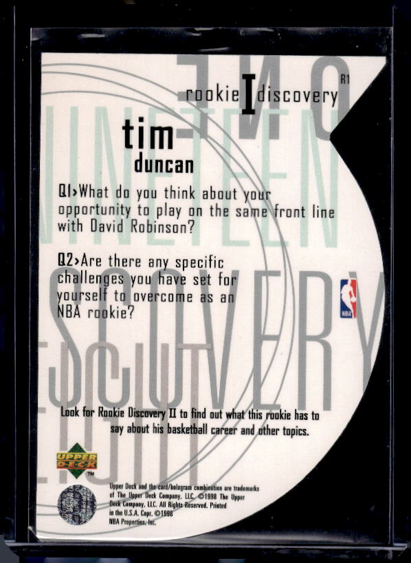 1997-98 Upper Deck #R10 Danny Fortson Rookie Discovery I