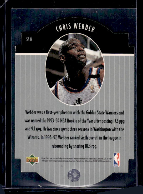1997-98 Collector's Choice #SA8 Chris Webber Star Attractions