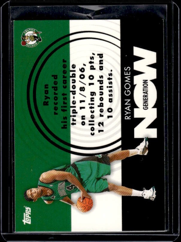 2007-08 Topps #GN21 Ryan Gomes Generation Now