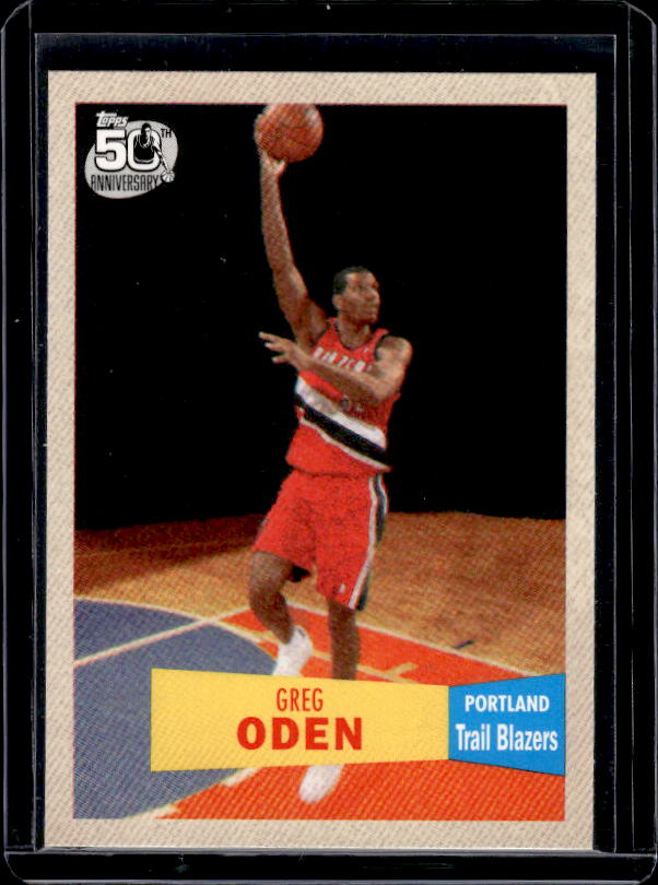 2007-08 Topps #111 Greg Oden 1957-58 Variations