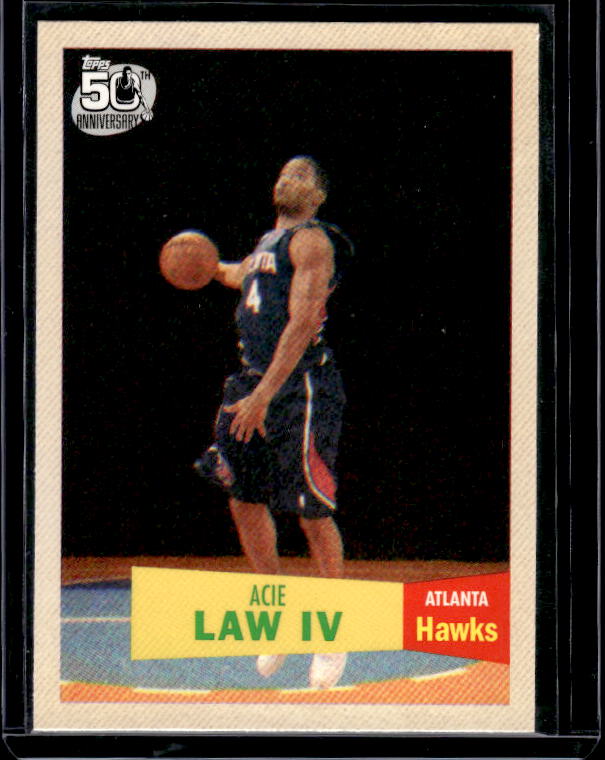2007-08 Topps #121 Acie Law IV 1957-58 Variations