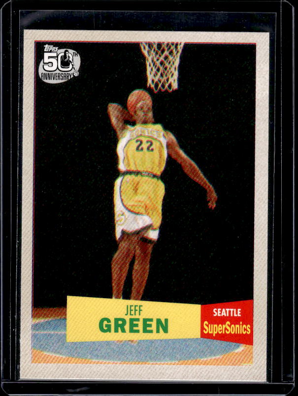 2007-08 Topps #115 Jeff Green 1957-58 Variations