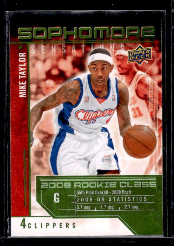 2009-10 Upper Deck #SS-MT Mike Taylor Sophomore Sensations