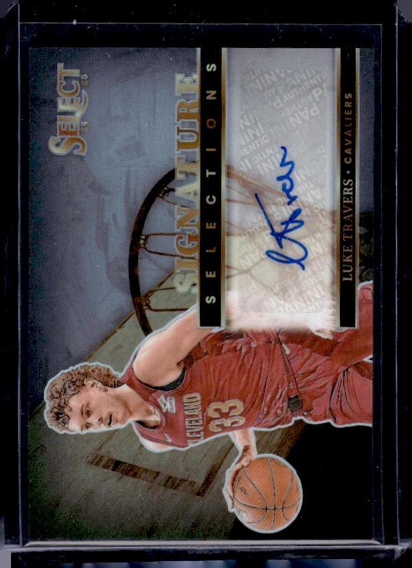 2024-25 Panini Select #SS-TRV Luke Travers Signature Selections