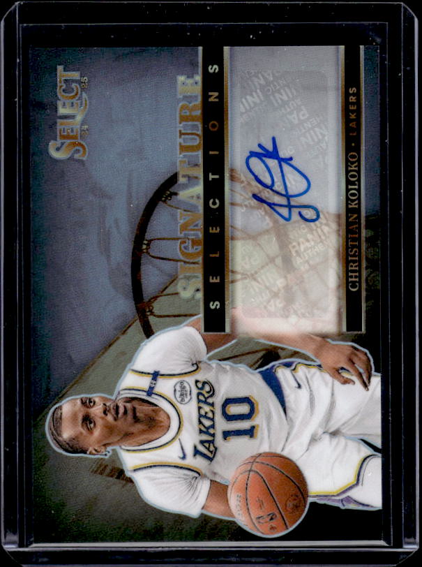 2024-25 Panini Select #SS-KOL Christian Koloko Signature Selections