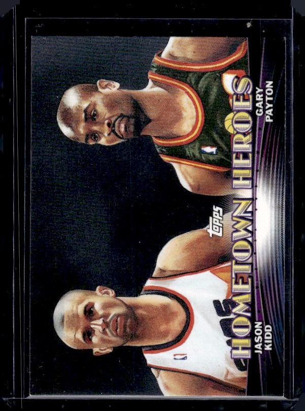 2000-01 Topps Chrome #TC8 Gary Payton / Jason Kidd Combos